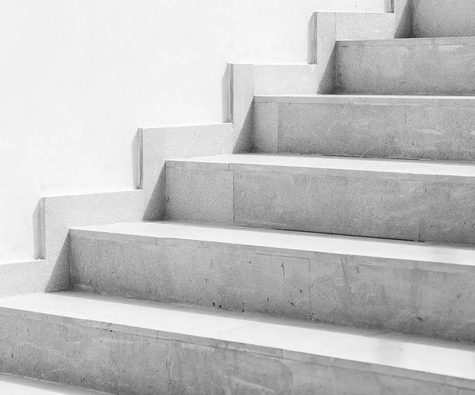 Concrete stairs